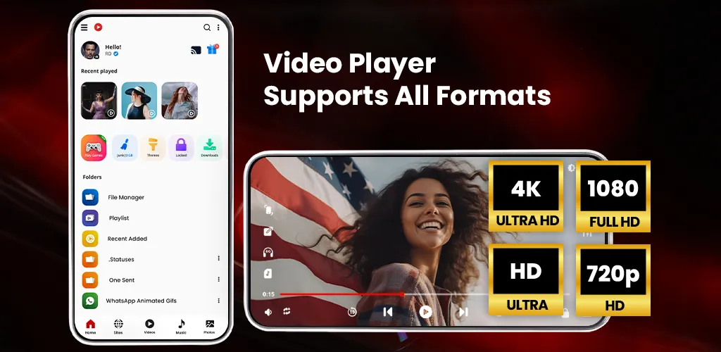 HD Video Player All Formats | Indus Appstore | Screenshot