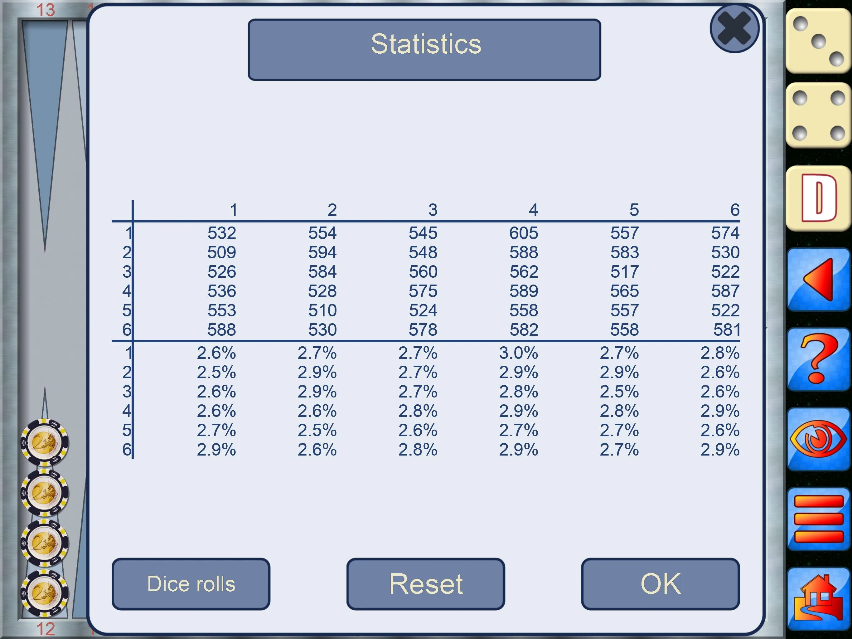 Backgammon V+ | Indus Appstore | Screenshot