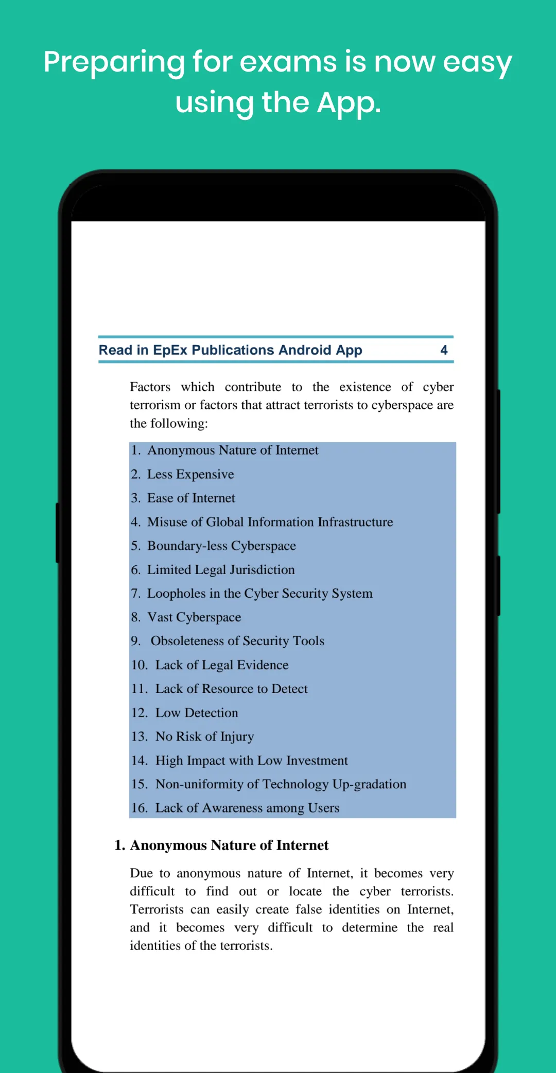 EpEx Publications | Indus Appstore | Screenshot