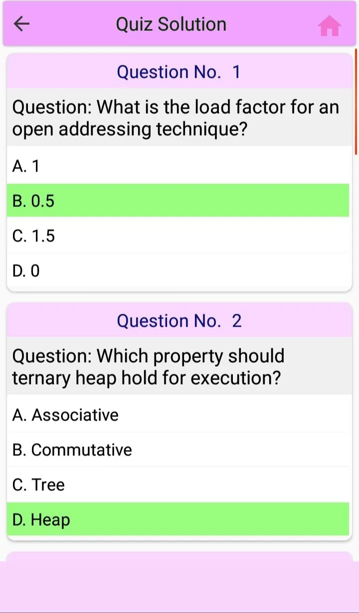 Data Structures MCQs | Indus Appstore | Screenshot