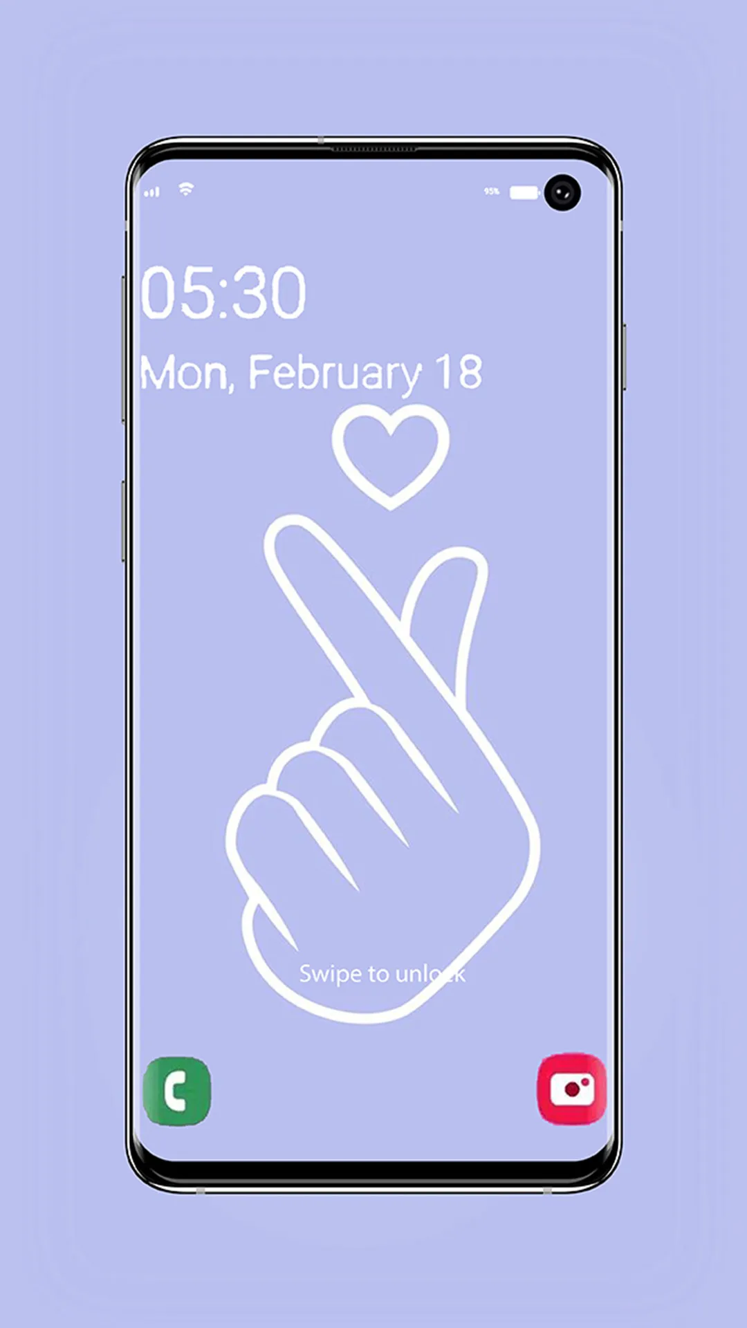 Finger Heart Wallpaper | Indus Appstore | Screenshot