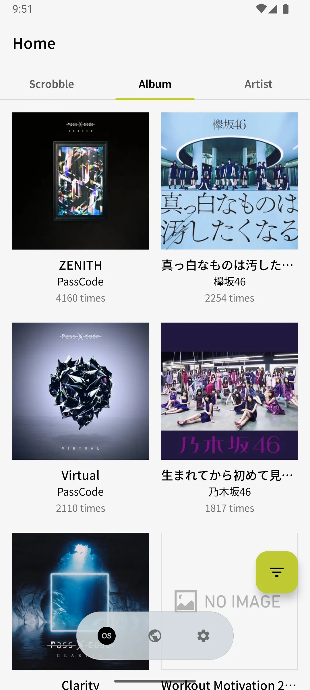 SunsetScrob | Indus Appstore | Screenshot