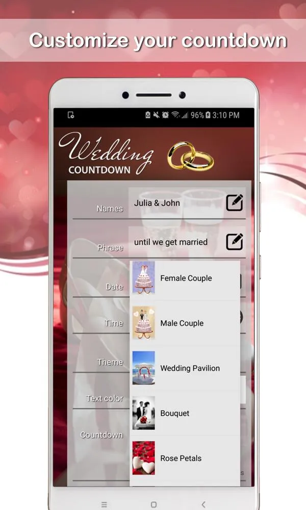 Wedding Countdown App 2023 | Indus Appstore | Screenshot