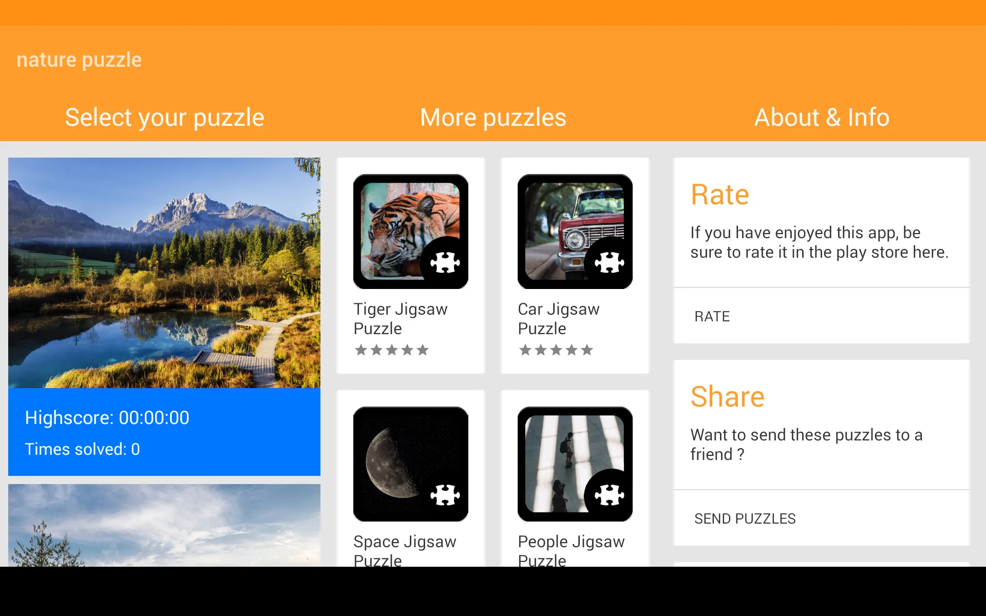 Nature Puzzle | Indus Appstore | Screenshot