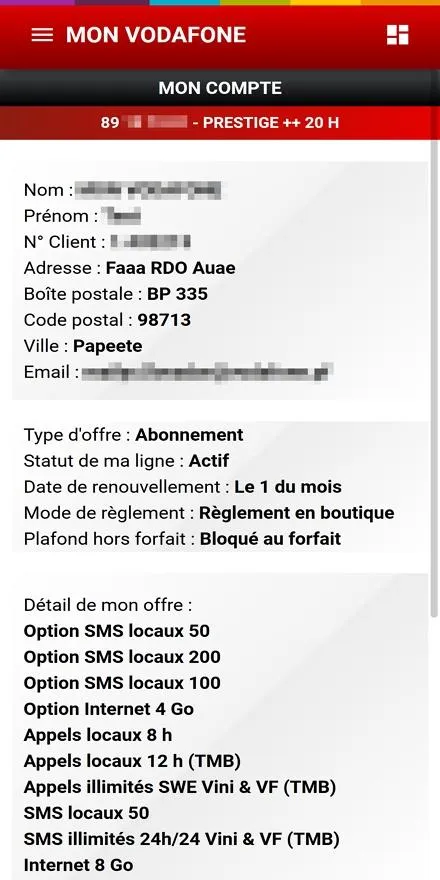 Mon Vodafone | Indus Appstore | Screenshot