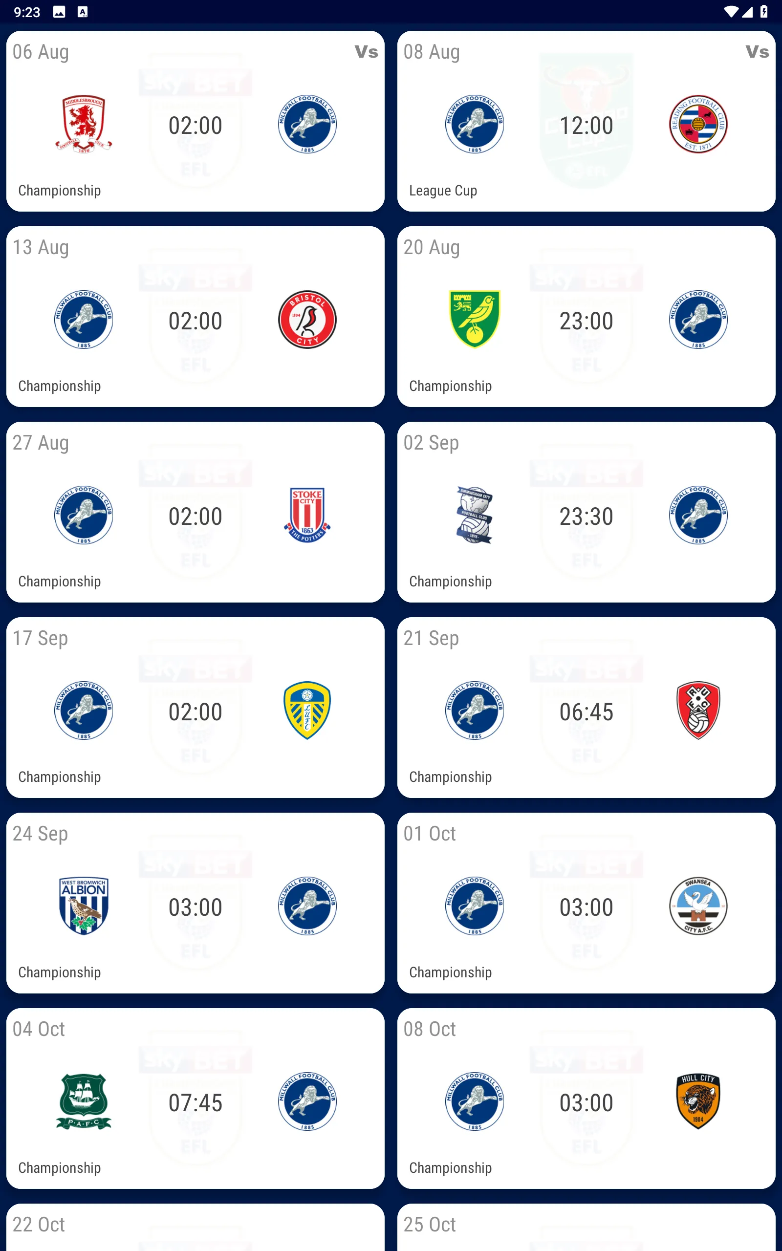 Millwall FC Fan App | Indus Appstore | Screenshot