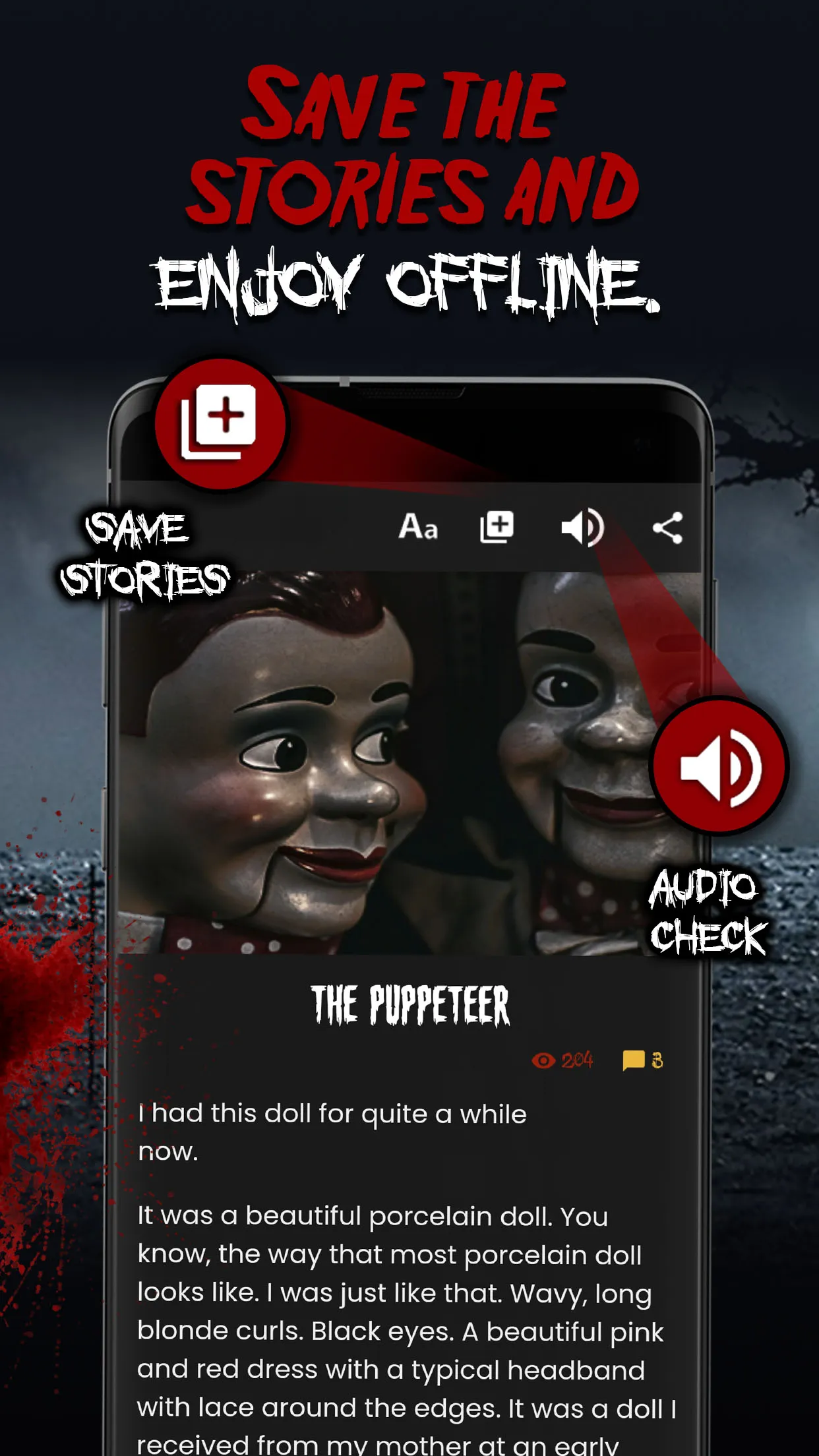 Creepypasta Stories | Indus Appstore | Screenshot