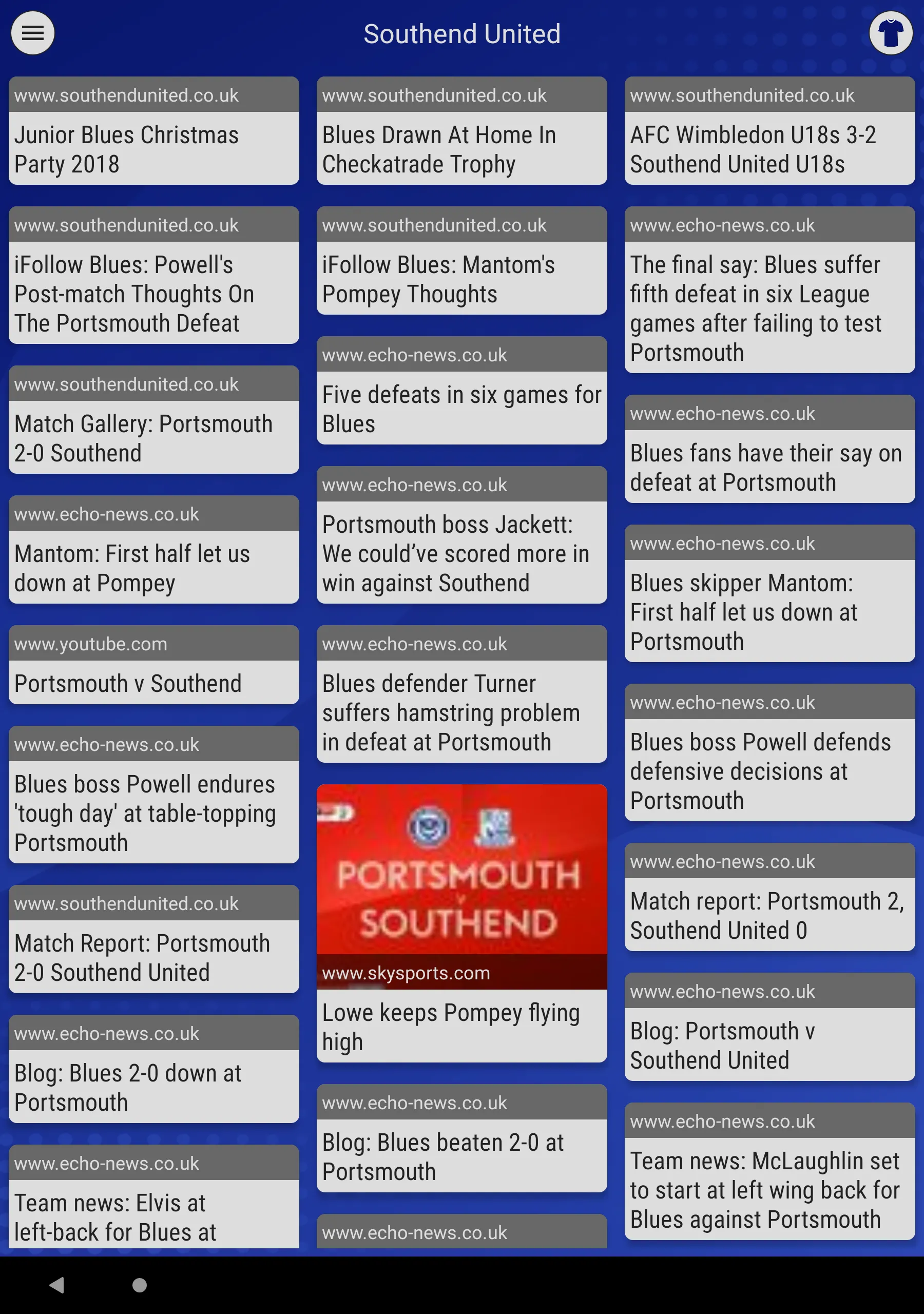 Southend United Fan App | Indus Appstore | Screenshot