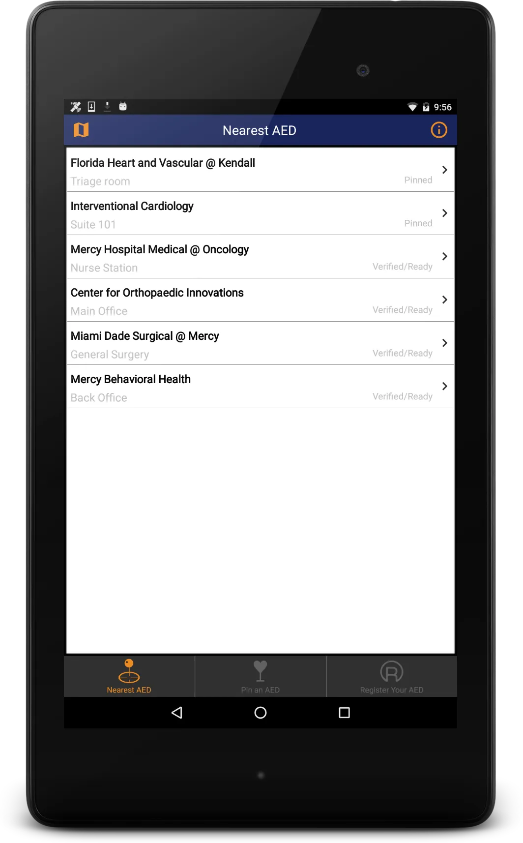 AED Registry | Indus Appstore | Screenshot