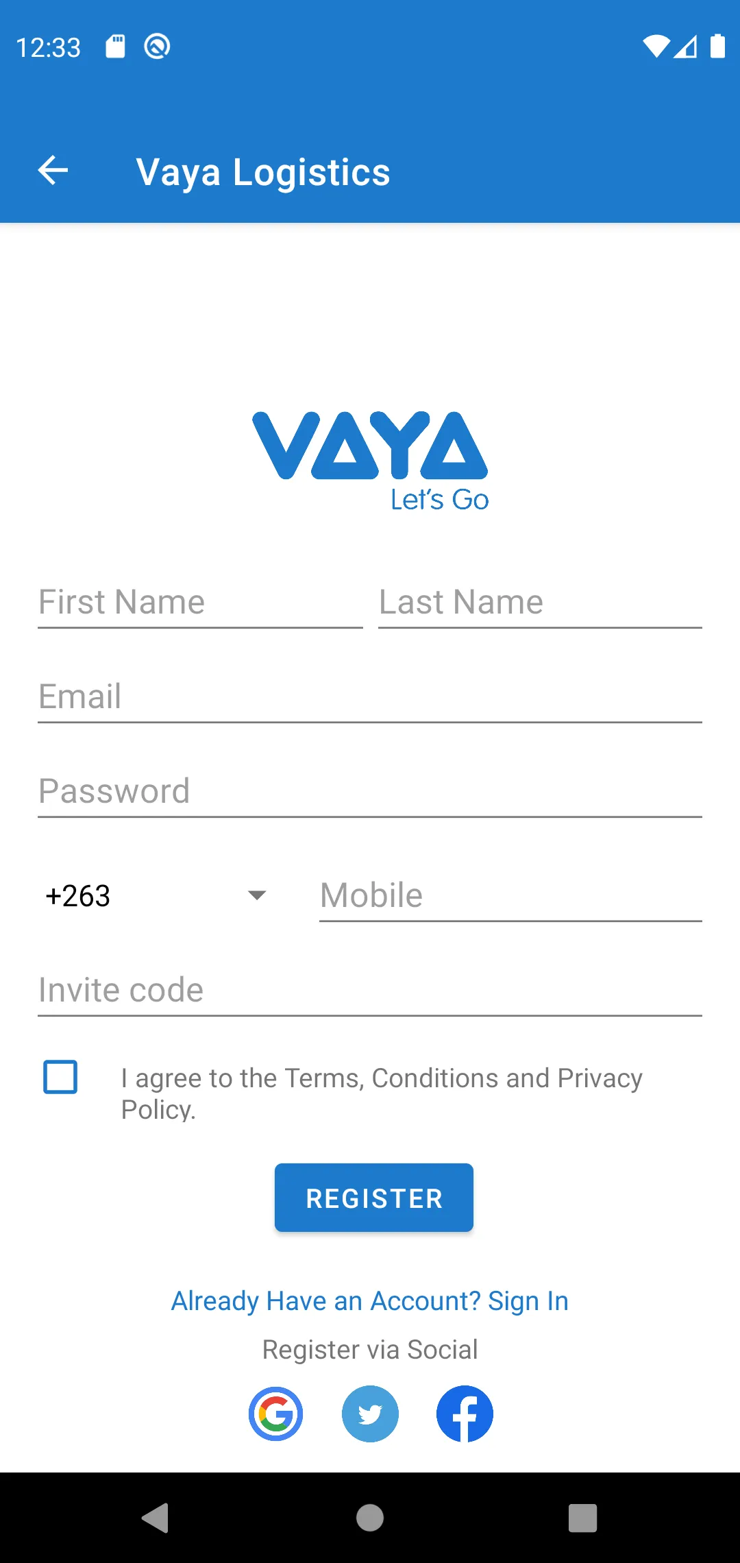 Vaya eLogistics | Indus Appstore | Screenshot