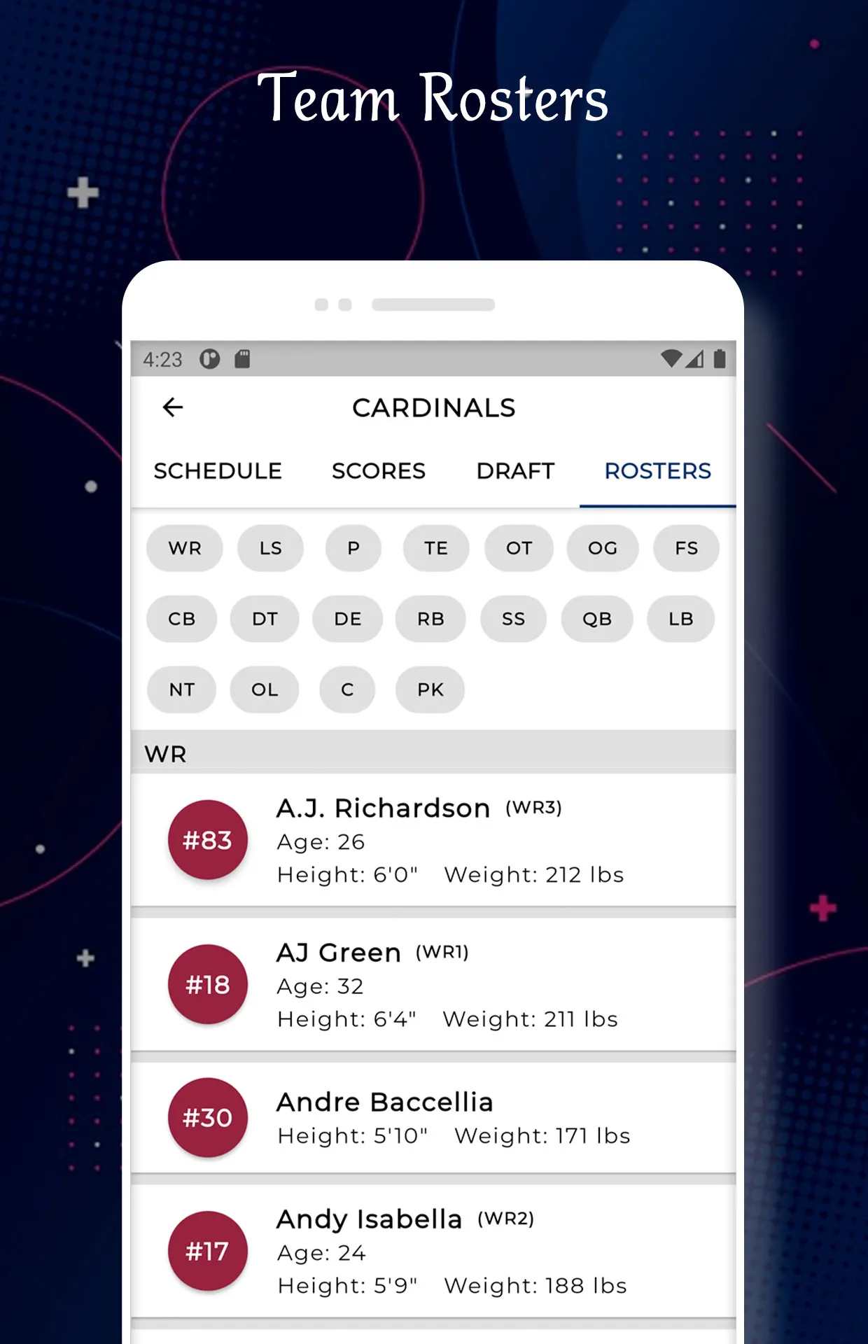 Arizona - Football Live Score | Indus Appstore | Screenshot