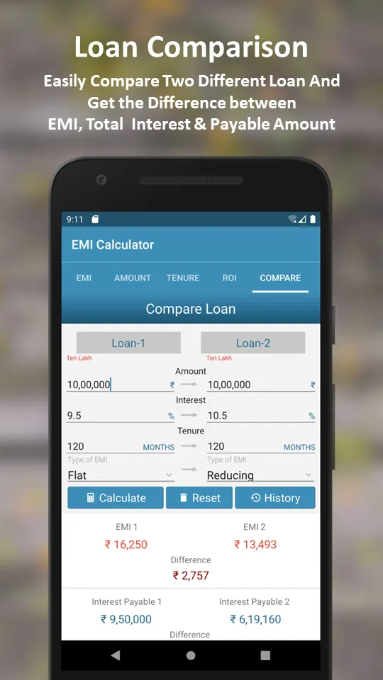 EMI Calculator | Indus Appstore | Screenshot