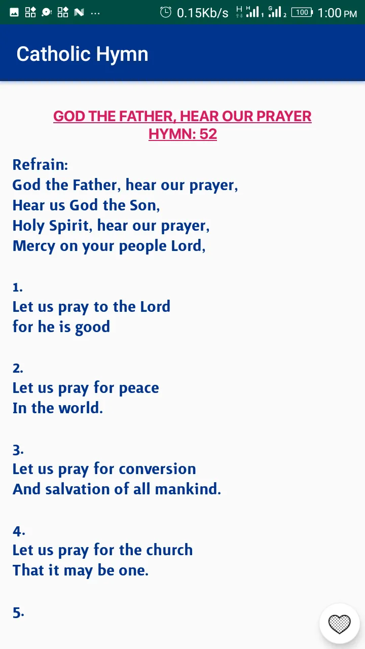 Catholic Hymn | Indus Appstore | Screenshot