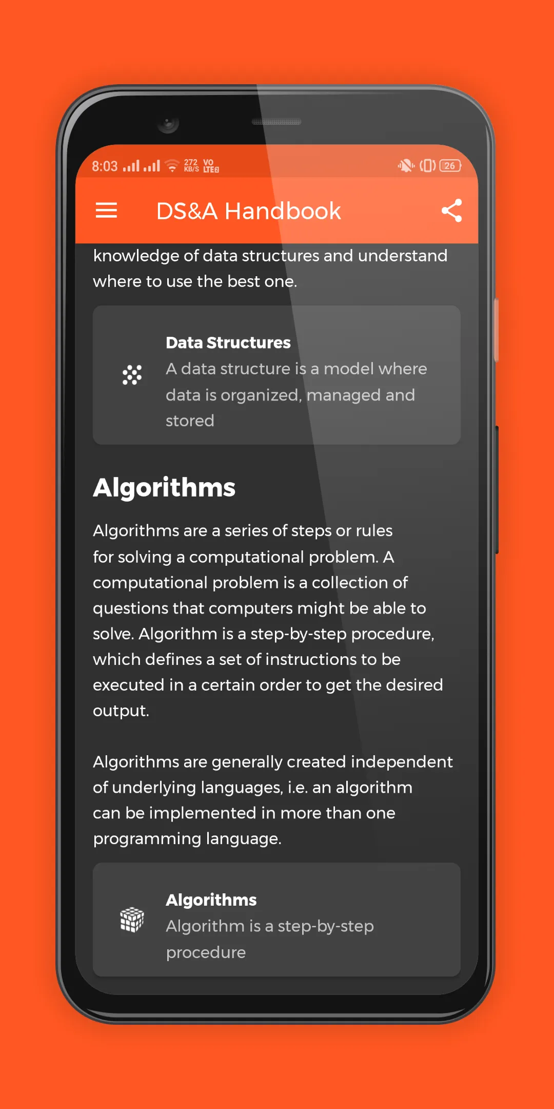 Data Structures & Algorithms | Indus Appstore | Screenshot