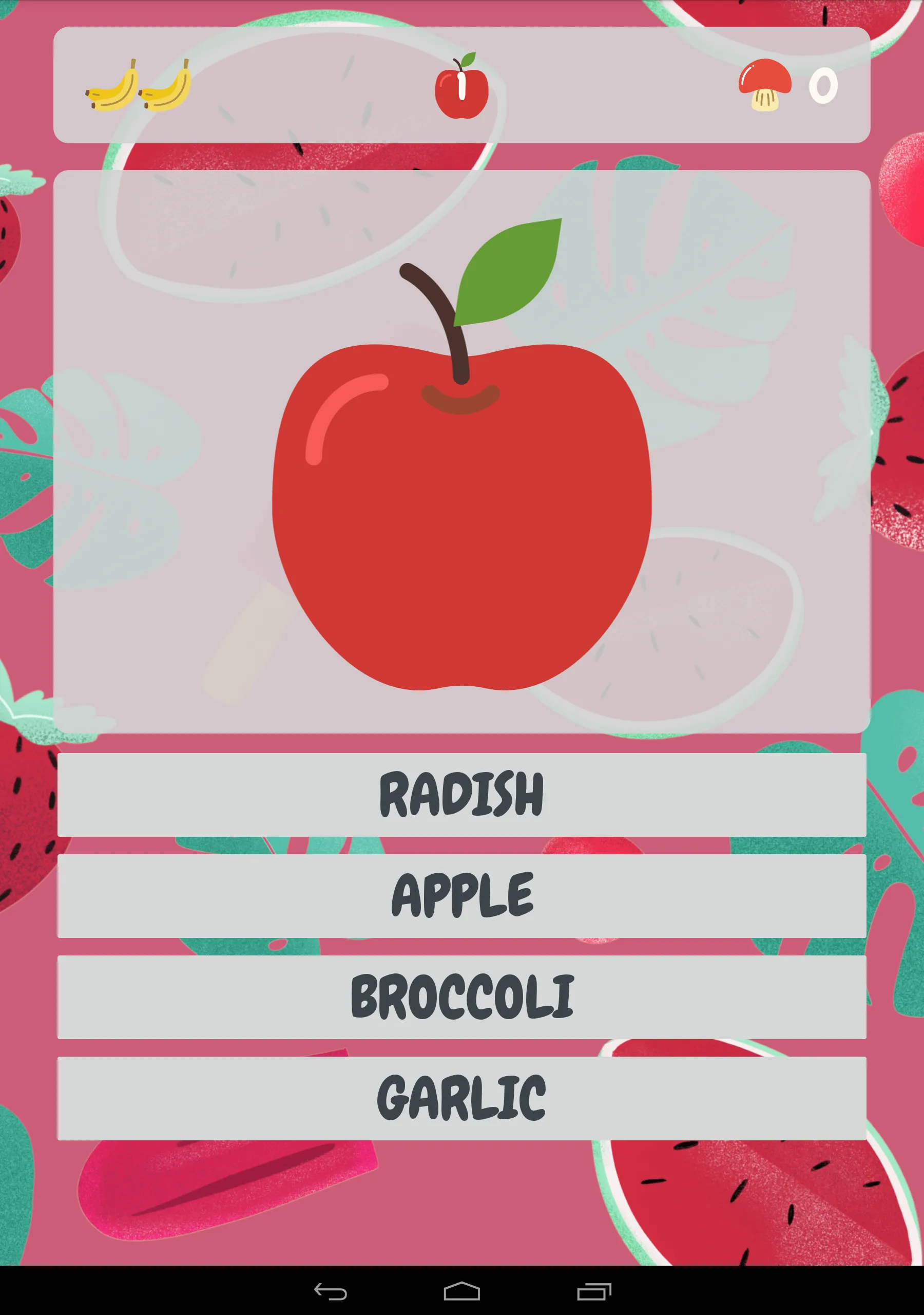 Fruit & Vegetable Quiz - Fruiz | Indus Appstore | Screenshot