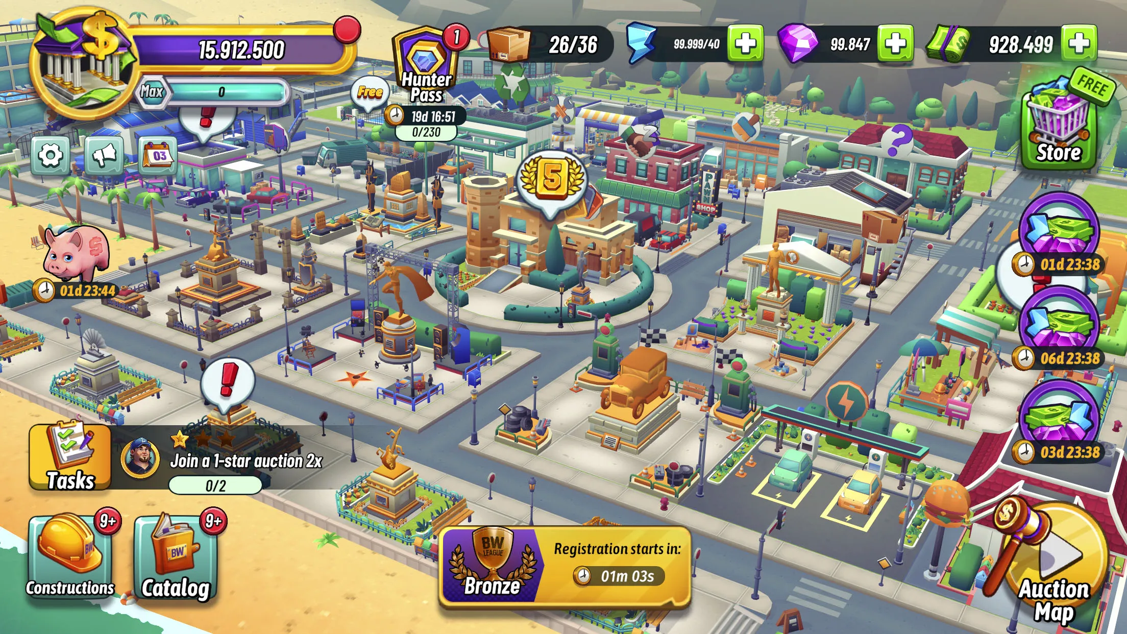 Auction City: Tycoon Simulator | Indus Appstore | Screenshot