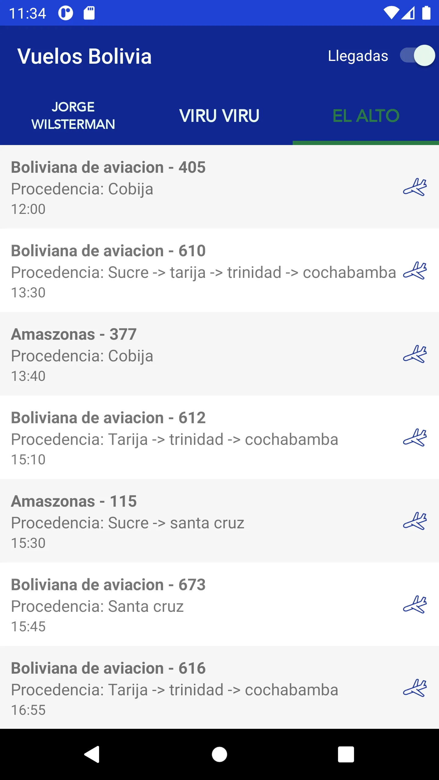 Vuelos Bolivia | Indus Appstore | Screenshot