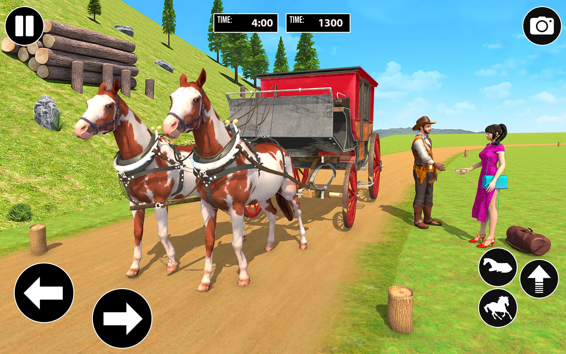 Horse Cart Taxi Transport Game | Indus Appstore | Screenshot