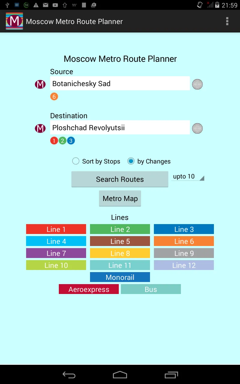 Moscow Metro Route Planner | Indus Appstore | Screenshot