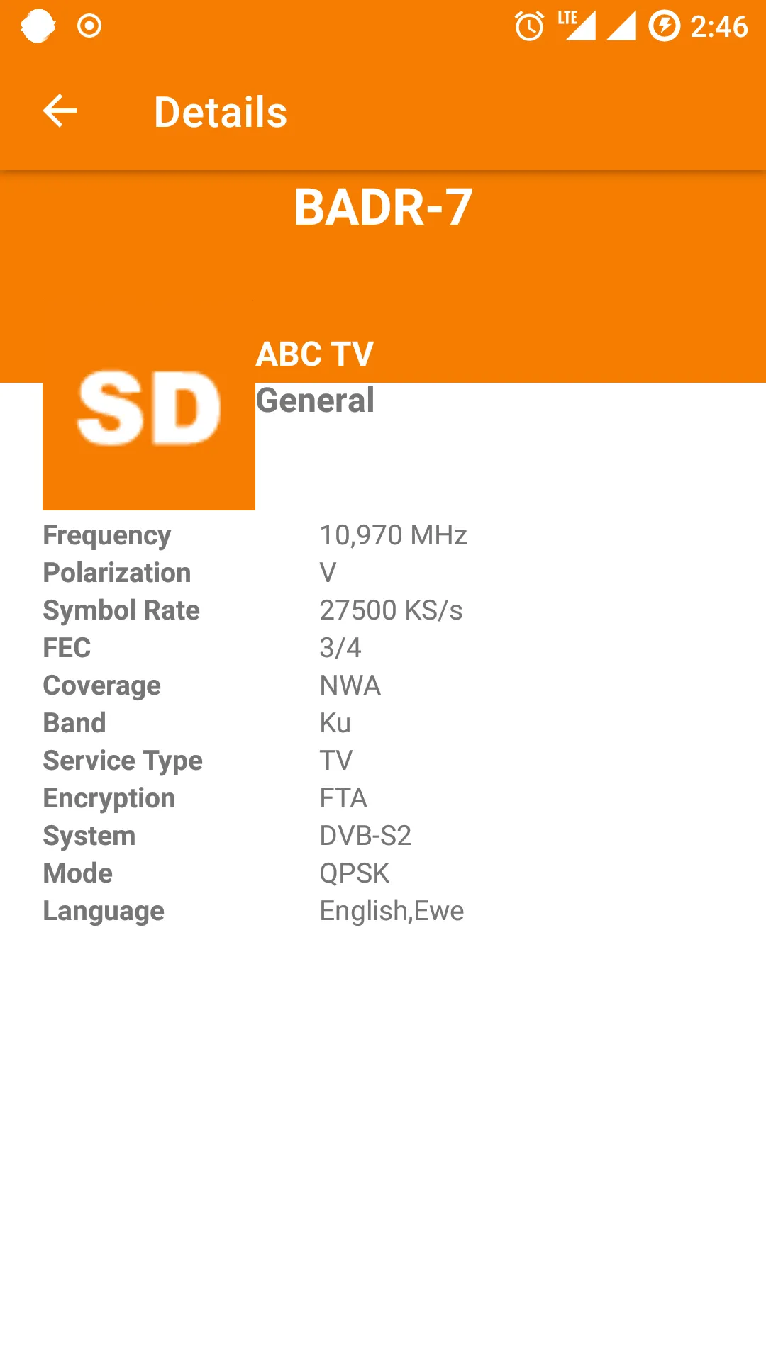 ArabSat Frequency List | Indus Appstore | Screenshot