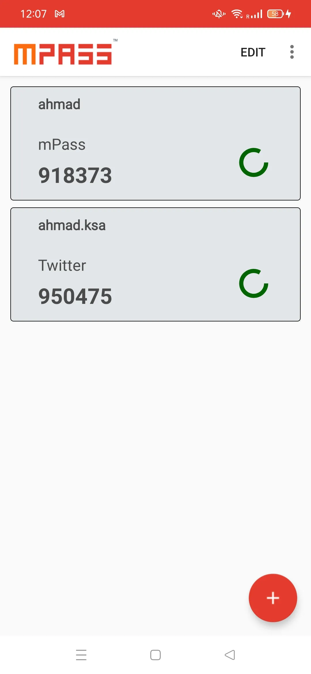 mPass Authenticator | Indus Appstore | Screenshot