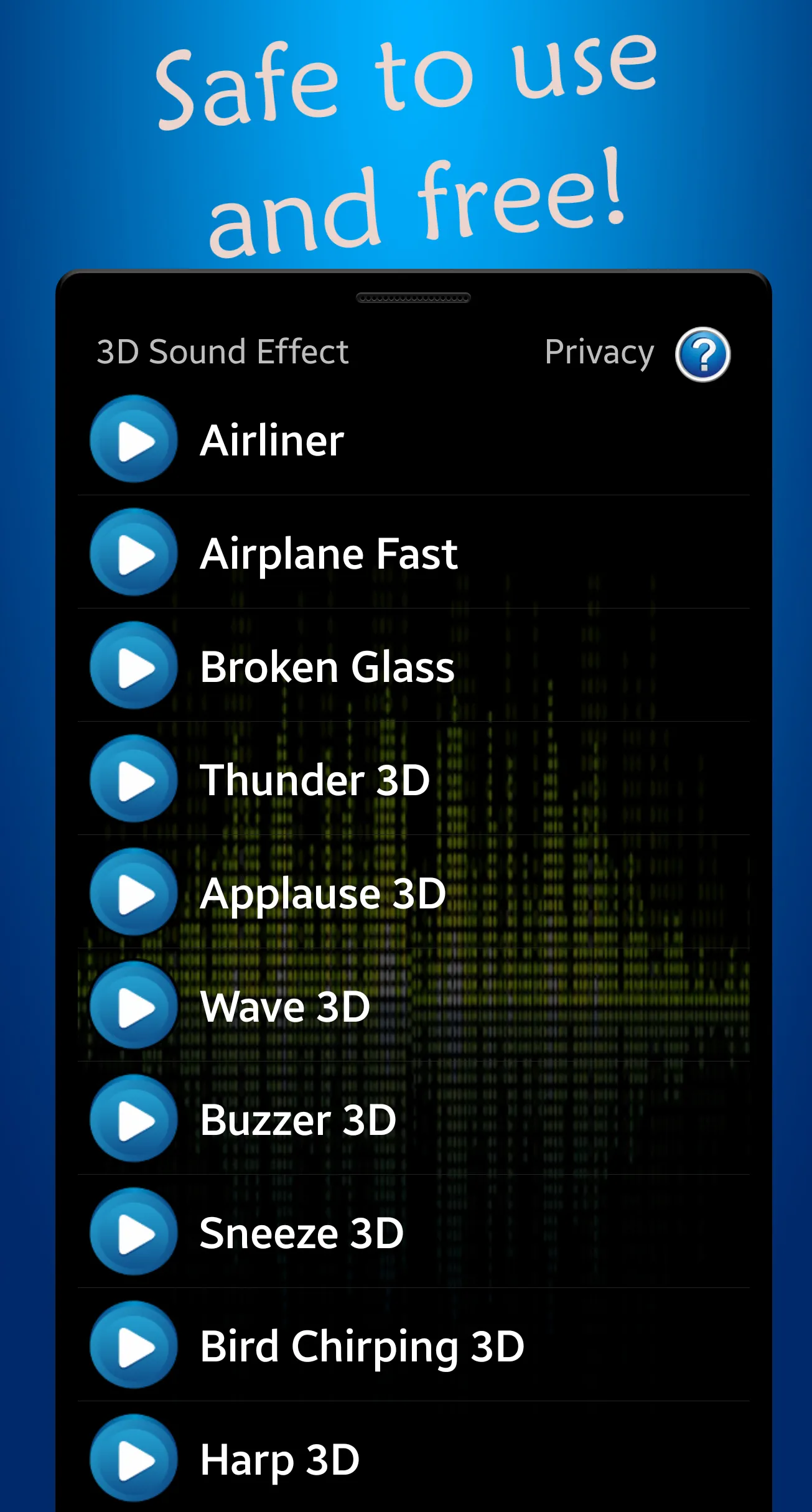 3D Sound Effects | Indus Appstore | Screenshot