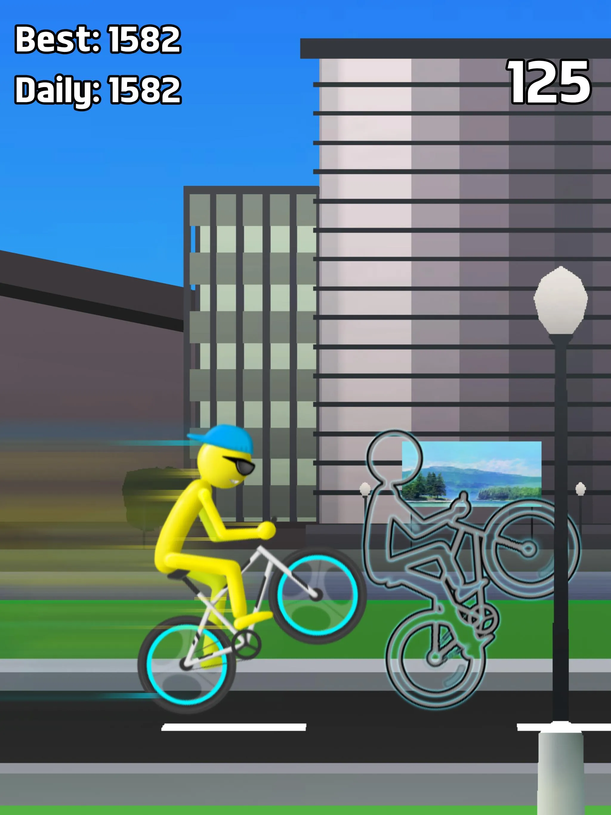 Stickman Bike Wheelie | Indus Appstore | Screenshot