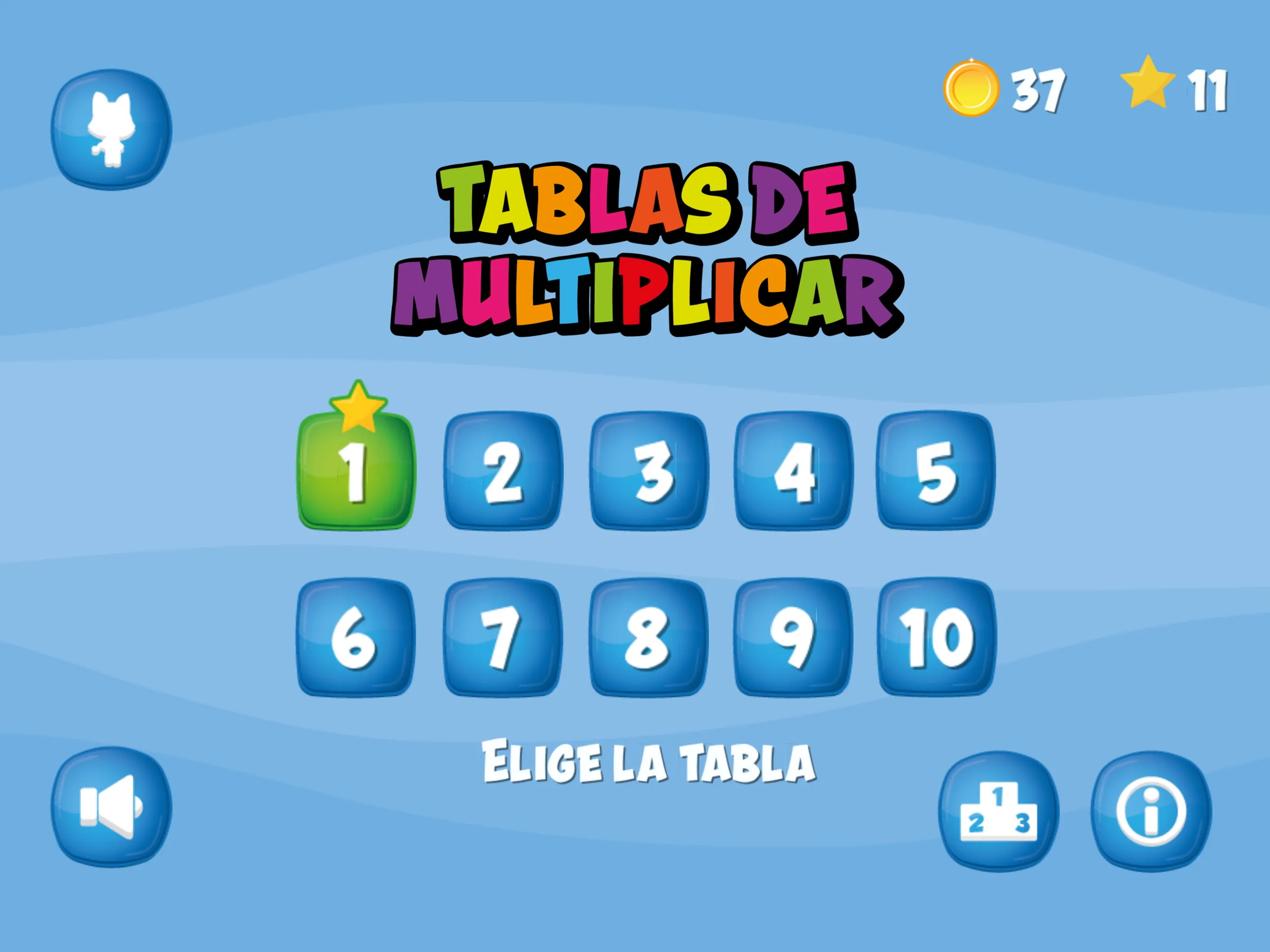 Las Tablas de Multiplicar | Indus Appstore | Screenshot