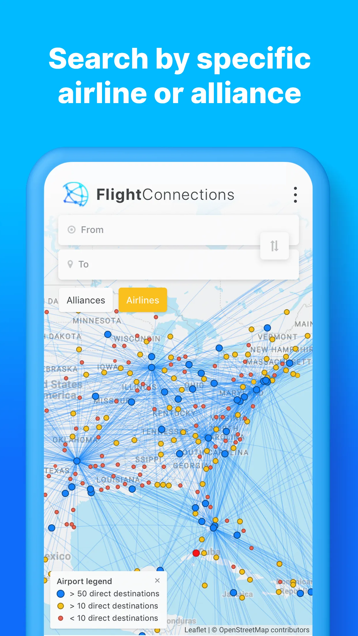 FlightConnections | Indus Appstore | Screenshot