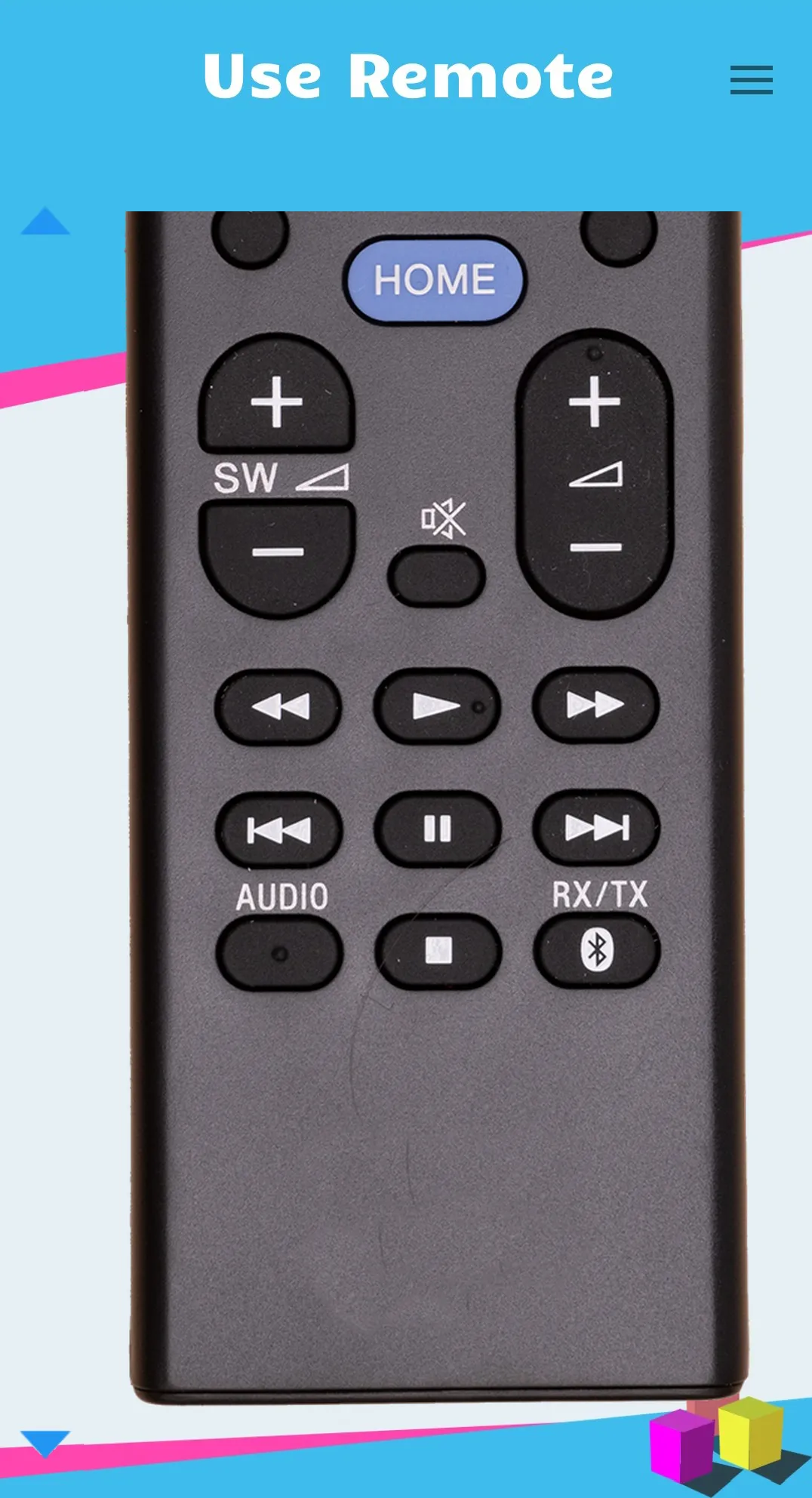 Remote for Sony SoundBar | Indus Appstore | Screenshot