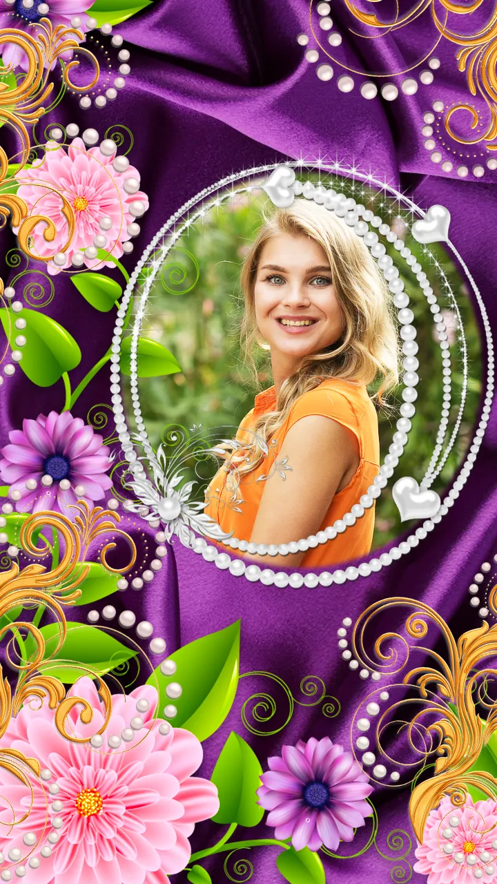 Flower Photo frame 2024 | Indus Appstore | Screenshot