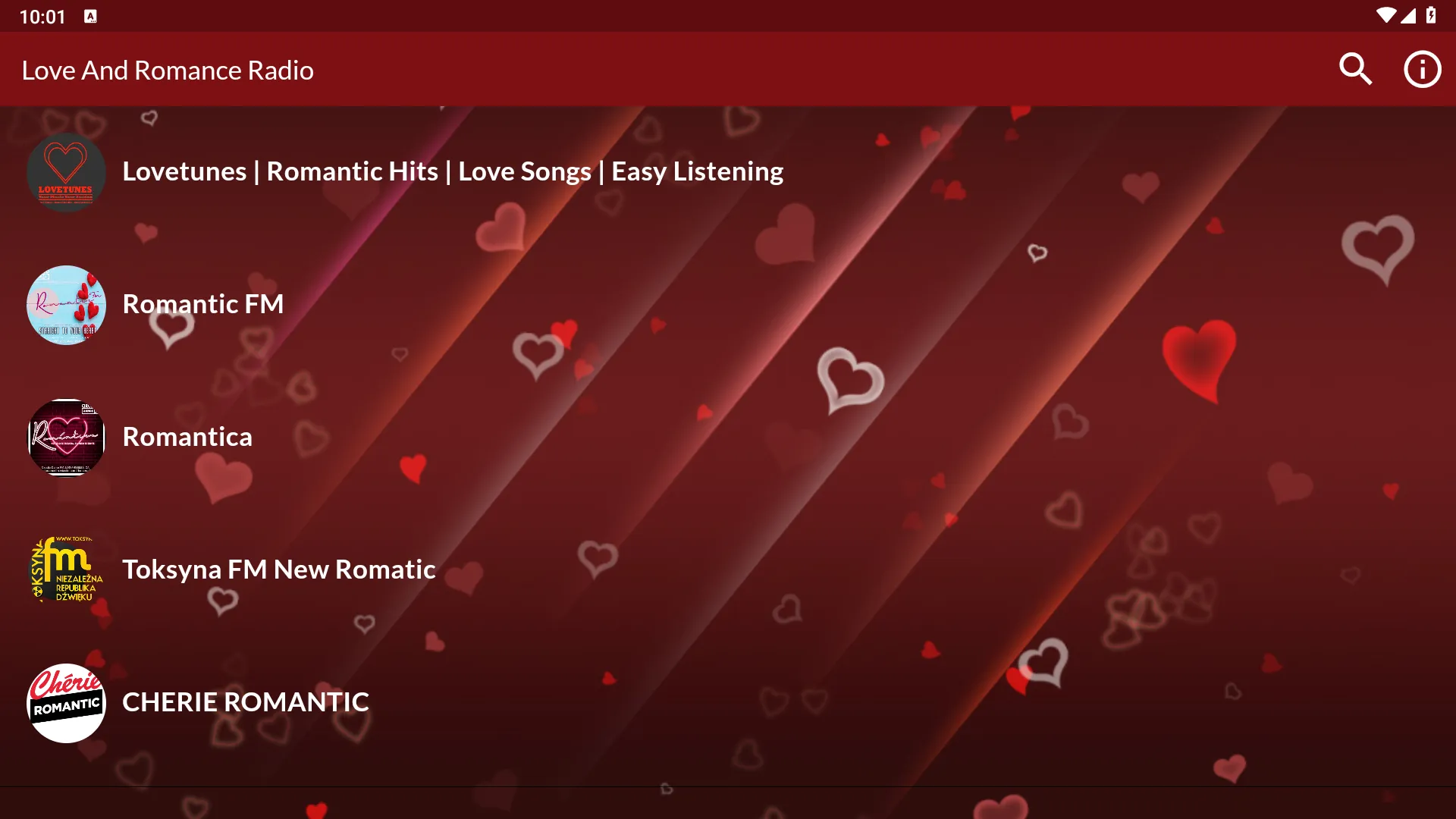 Love And Romance Radio | Indus Appstore | Screenshot