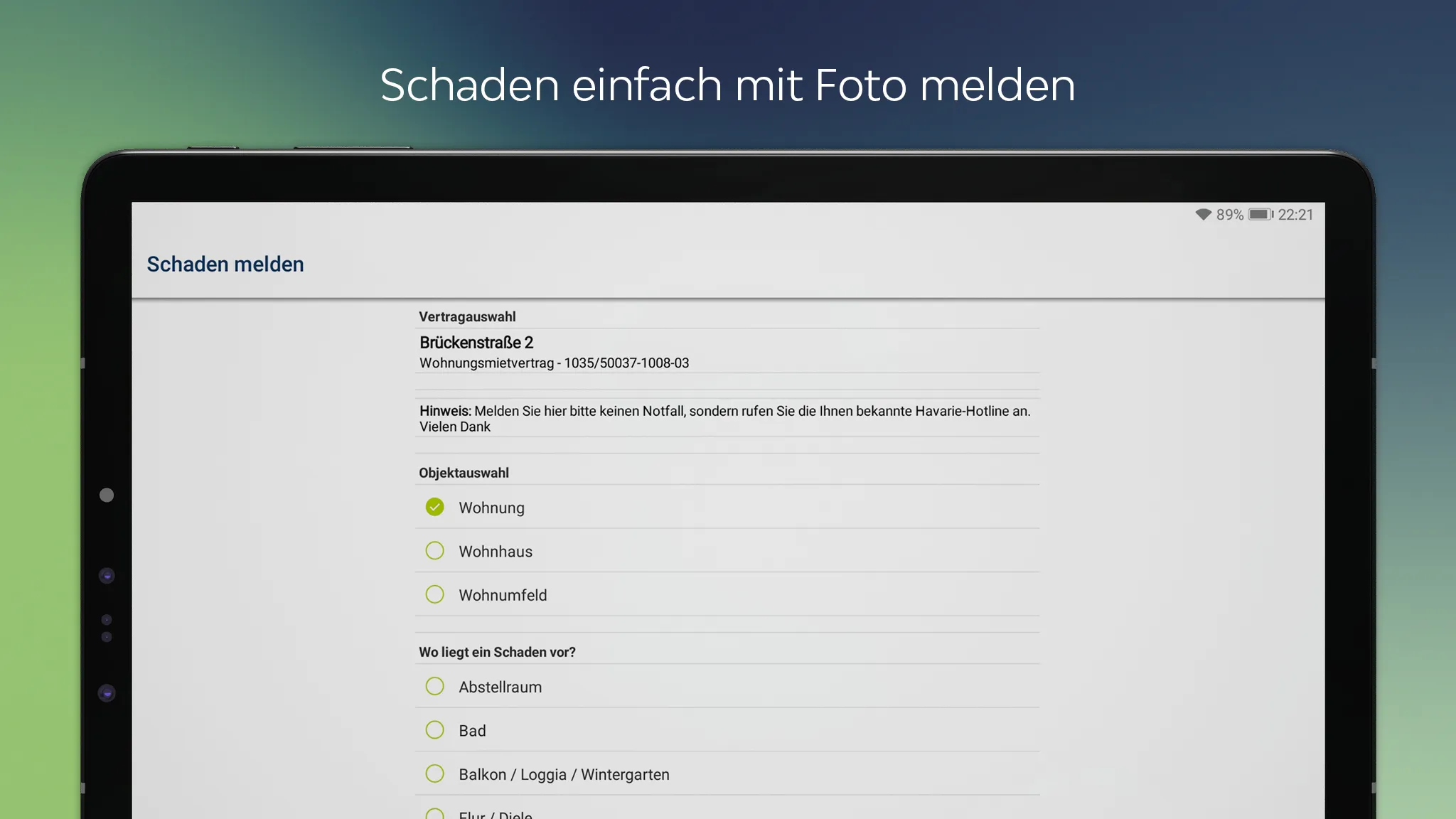 TAG Wohnen | Indus Appstore | Screenshot