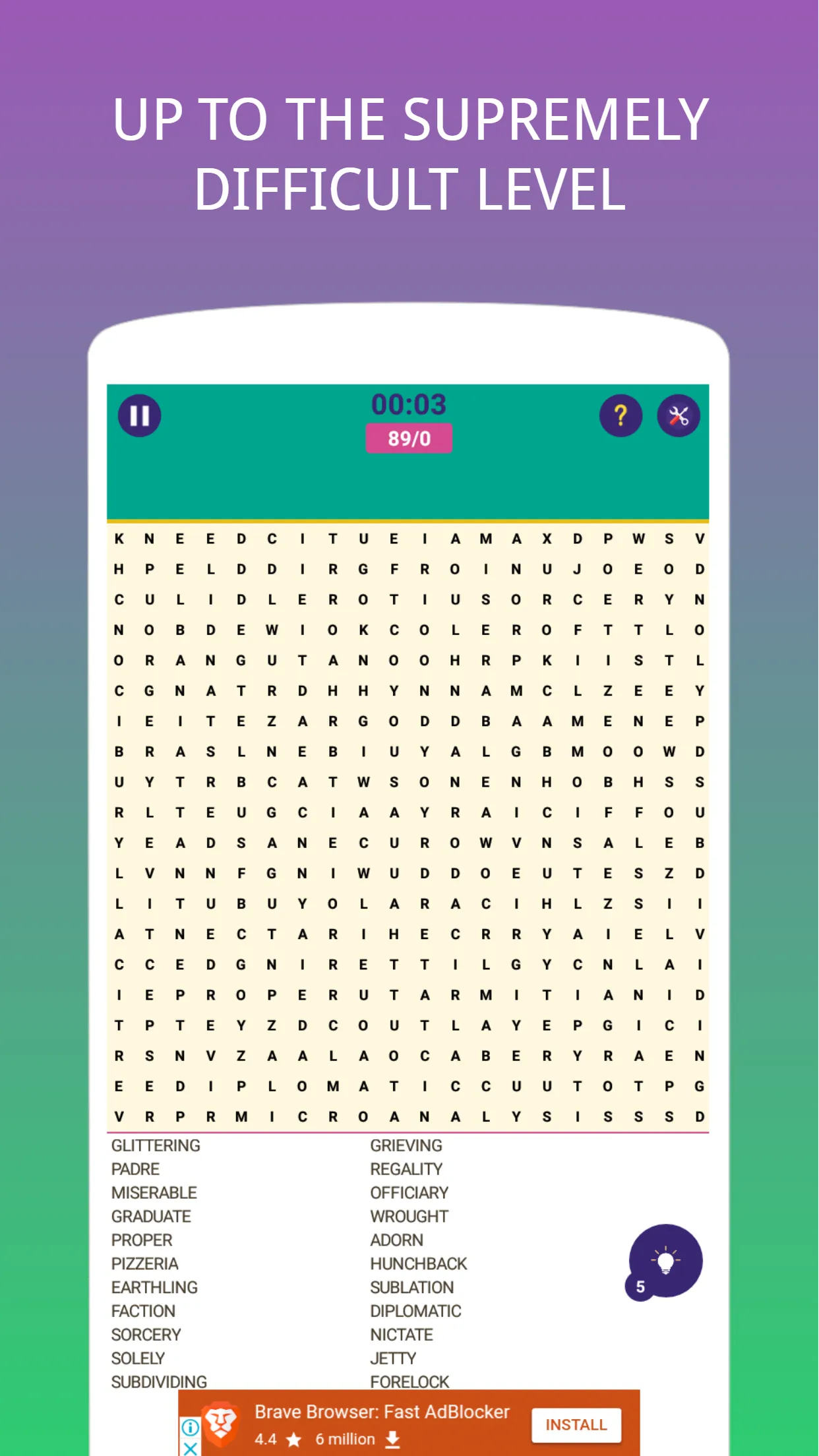 Word Search Puzzle Game | Indus Appstore | Screenshot