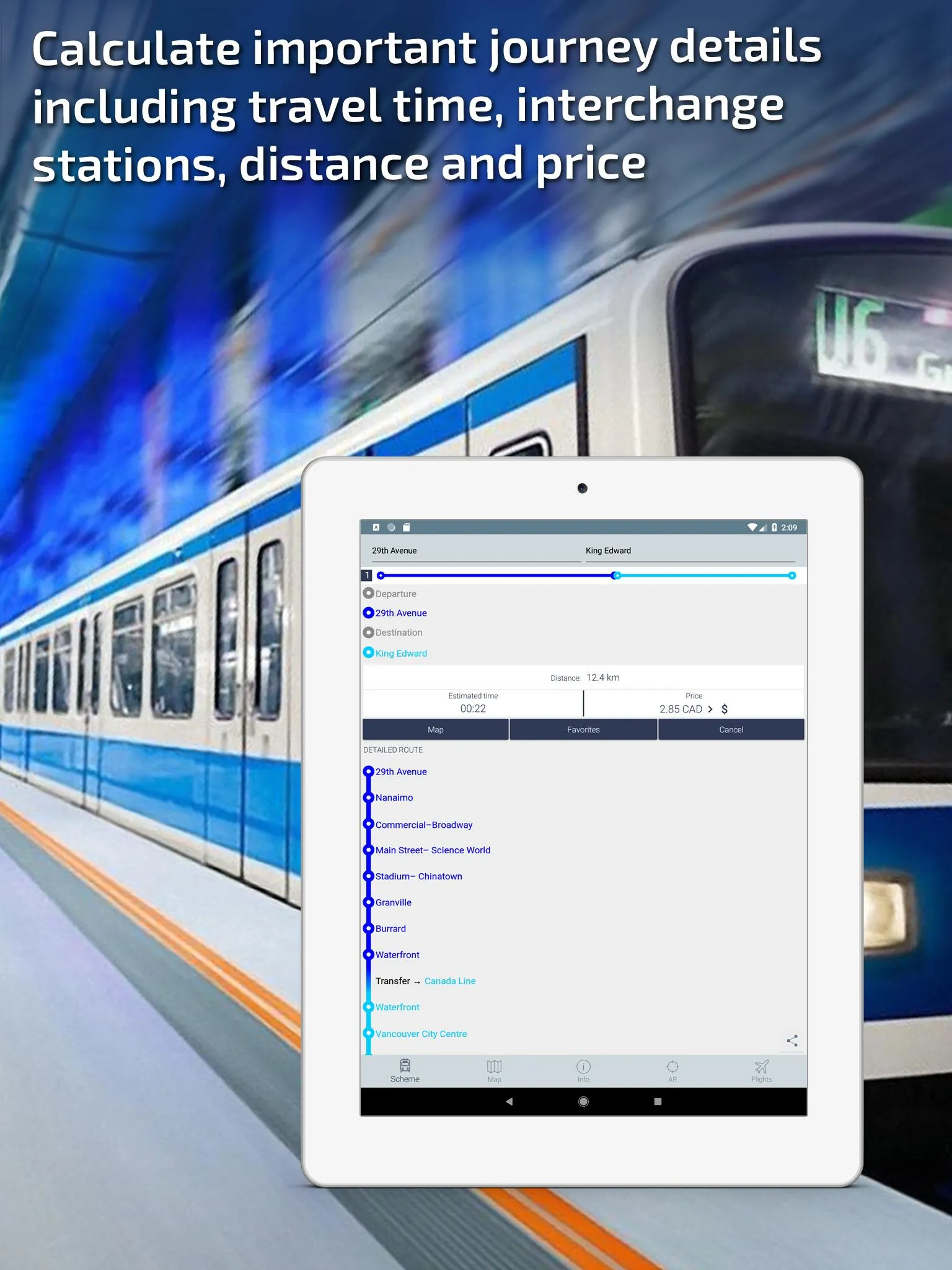 Vancouver SkyTrain Guide | Indus Appstore | Screenshot