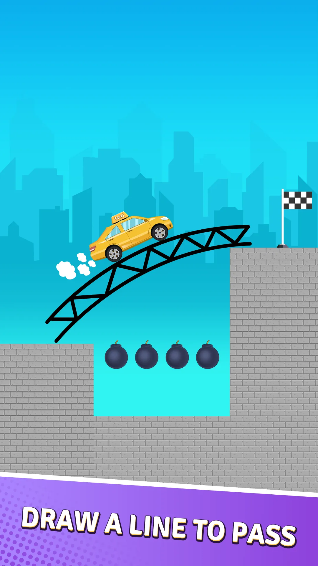 Draw Bridge-Draw One Line | Indus Appstore | Screenshot