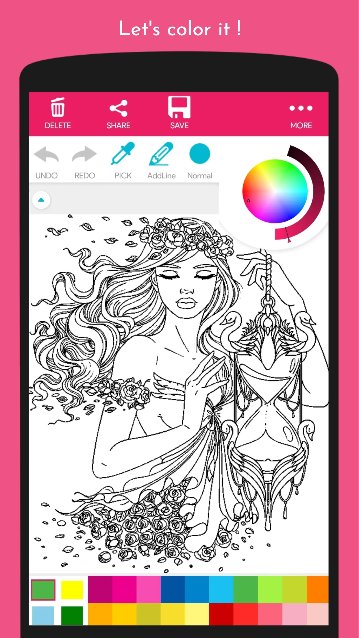 Angel and Fairy Coloring Book | Indus Appstore | Screenshot