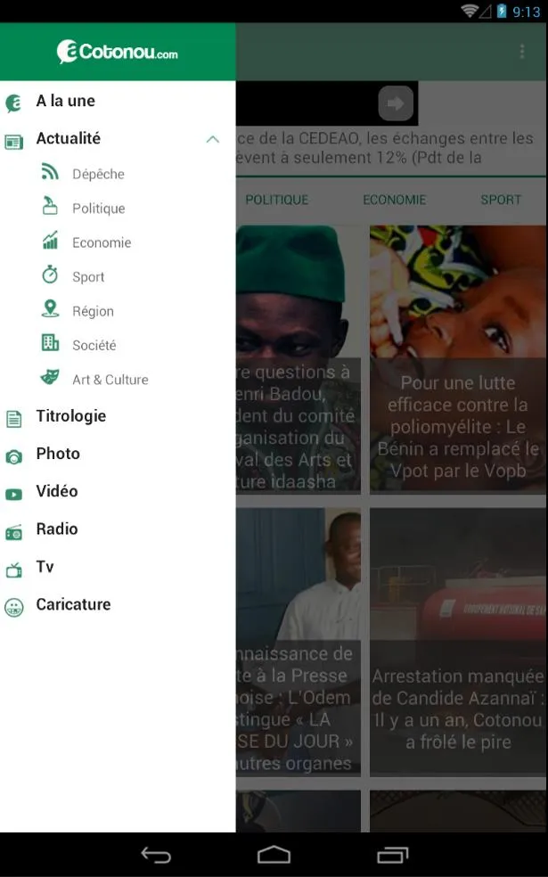 aCotonou.com | Indus Appstore | Screenshot