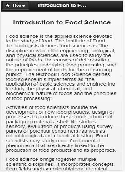 Food Science | Indus Appstore | Screenshot