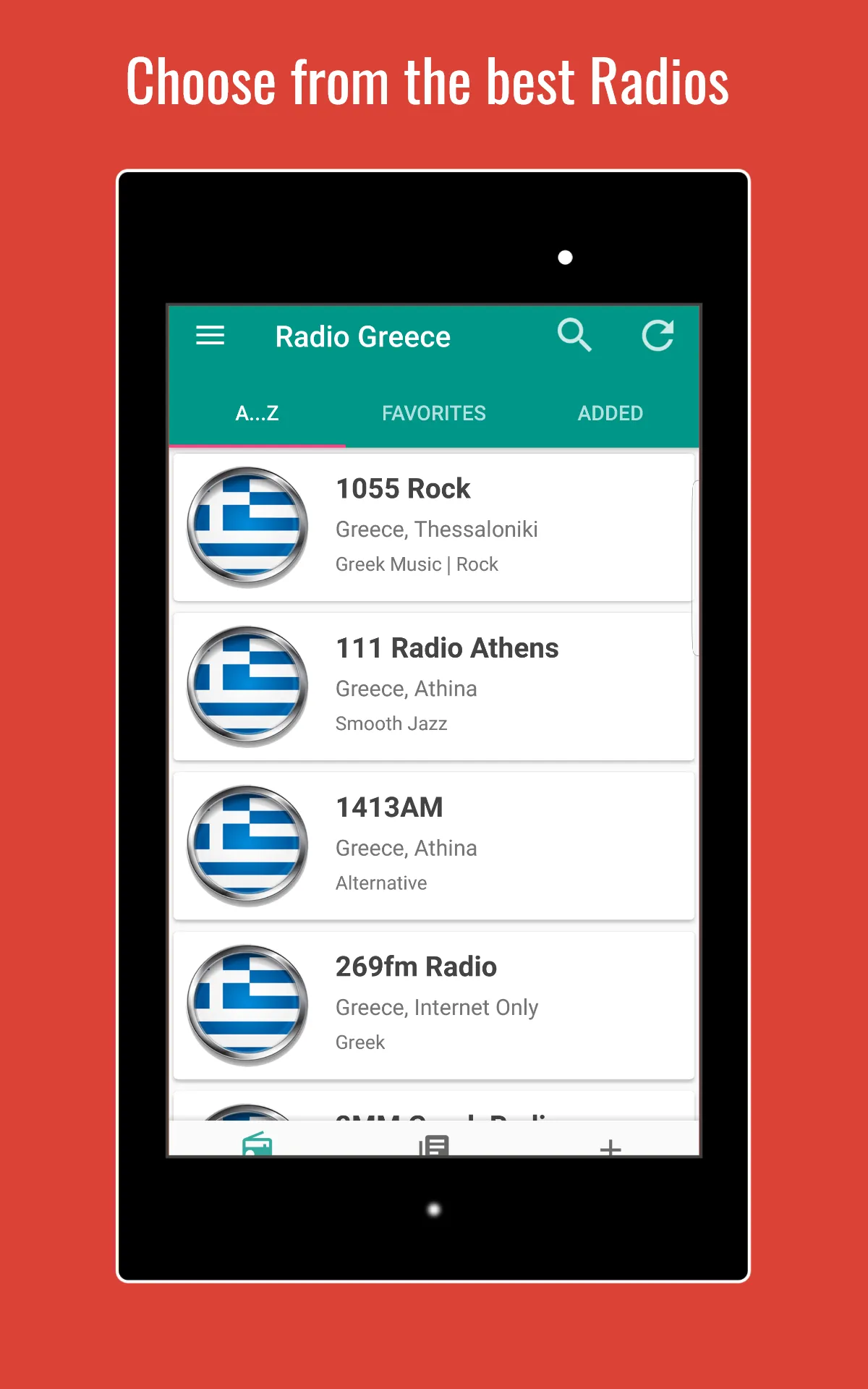 Radio Greece PRO+ | Indus Appstore | Screenshot