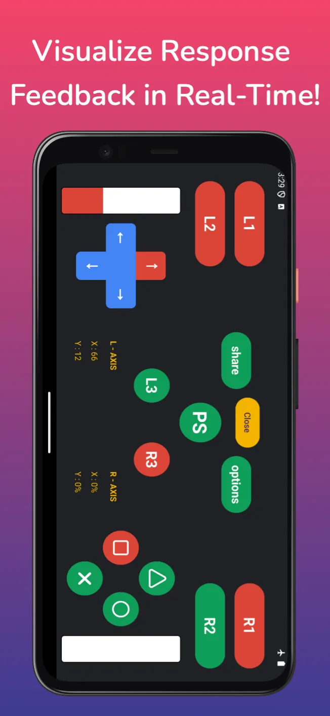 PS5 GamePad Tester | Indus Appstore | Screenshot