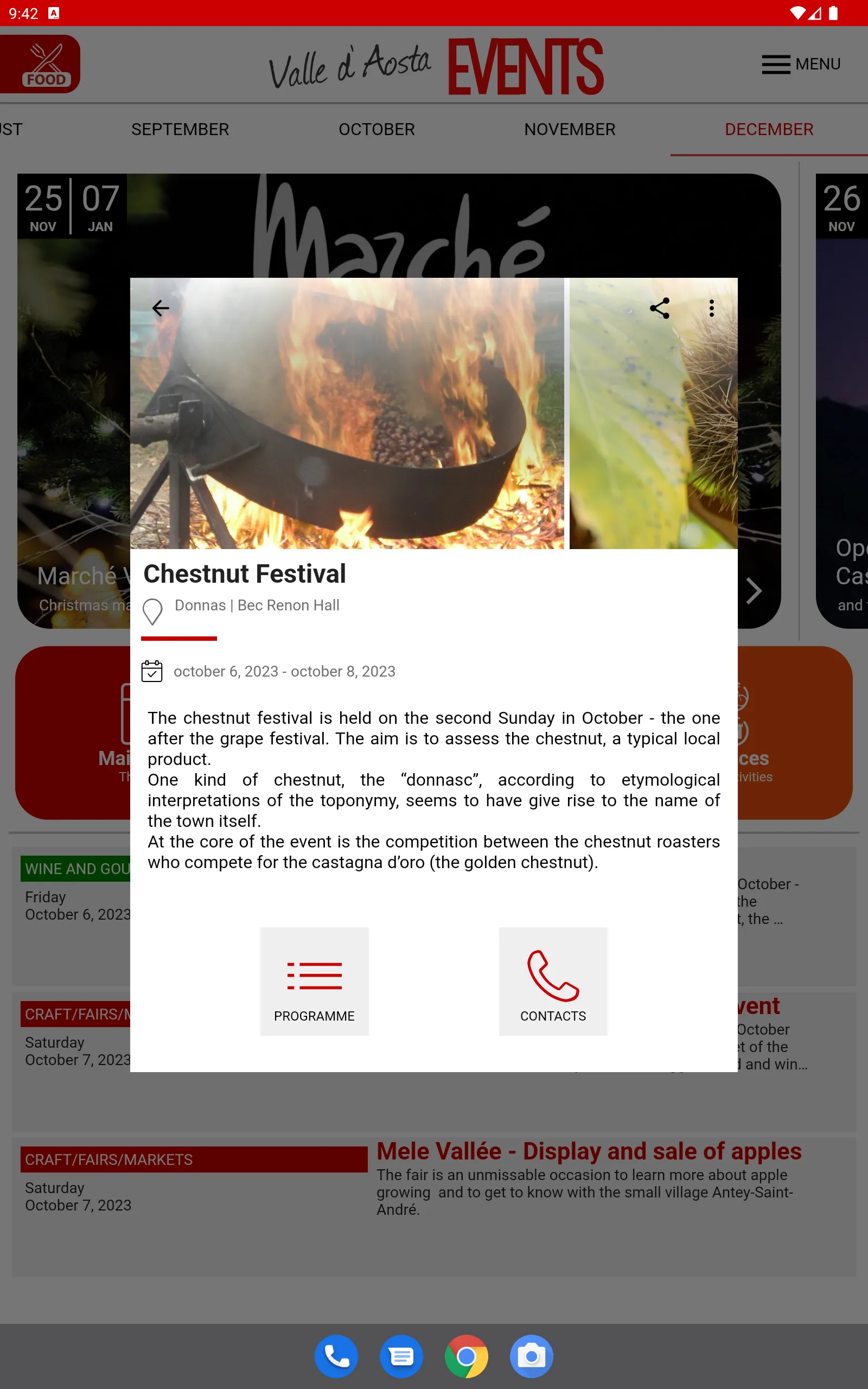 Valle d'Aosta Events | Indus Appstore | Screenshot