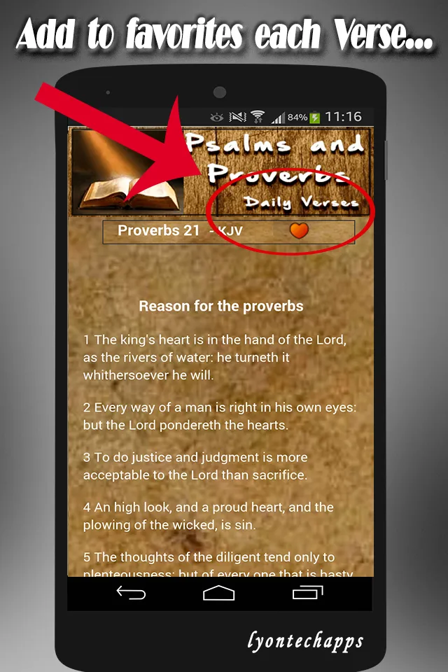 Psalms and Proverbs Daily Vers | Indus Appstore | Screenshot