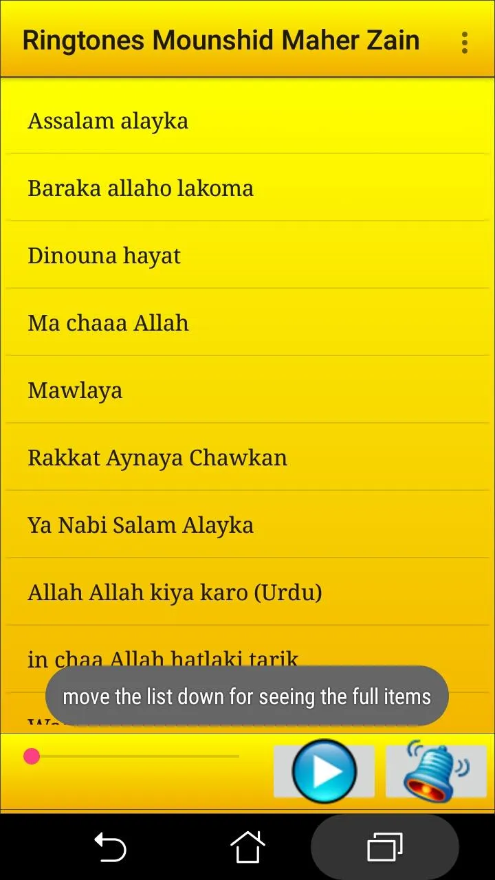 Ringtones of Maher Zain for ph | Indus Appstore | Screenshot