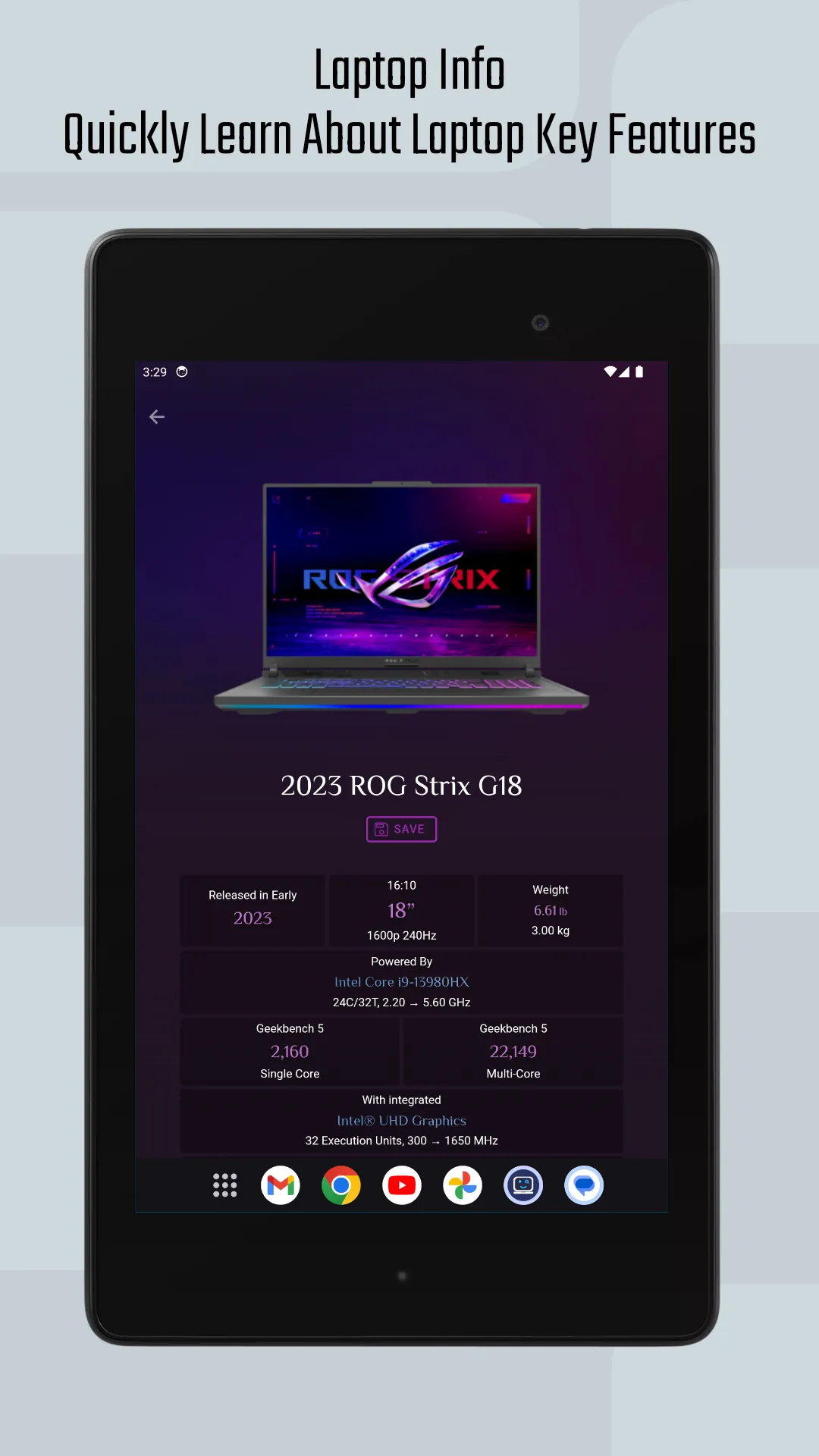 Laptop Finder: Specs & Compare | Indus Appstore | Screenshot