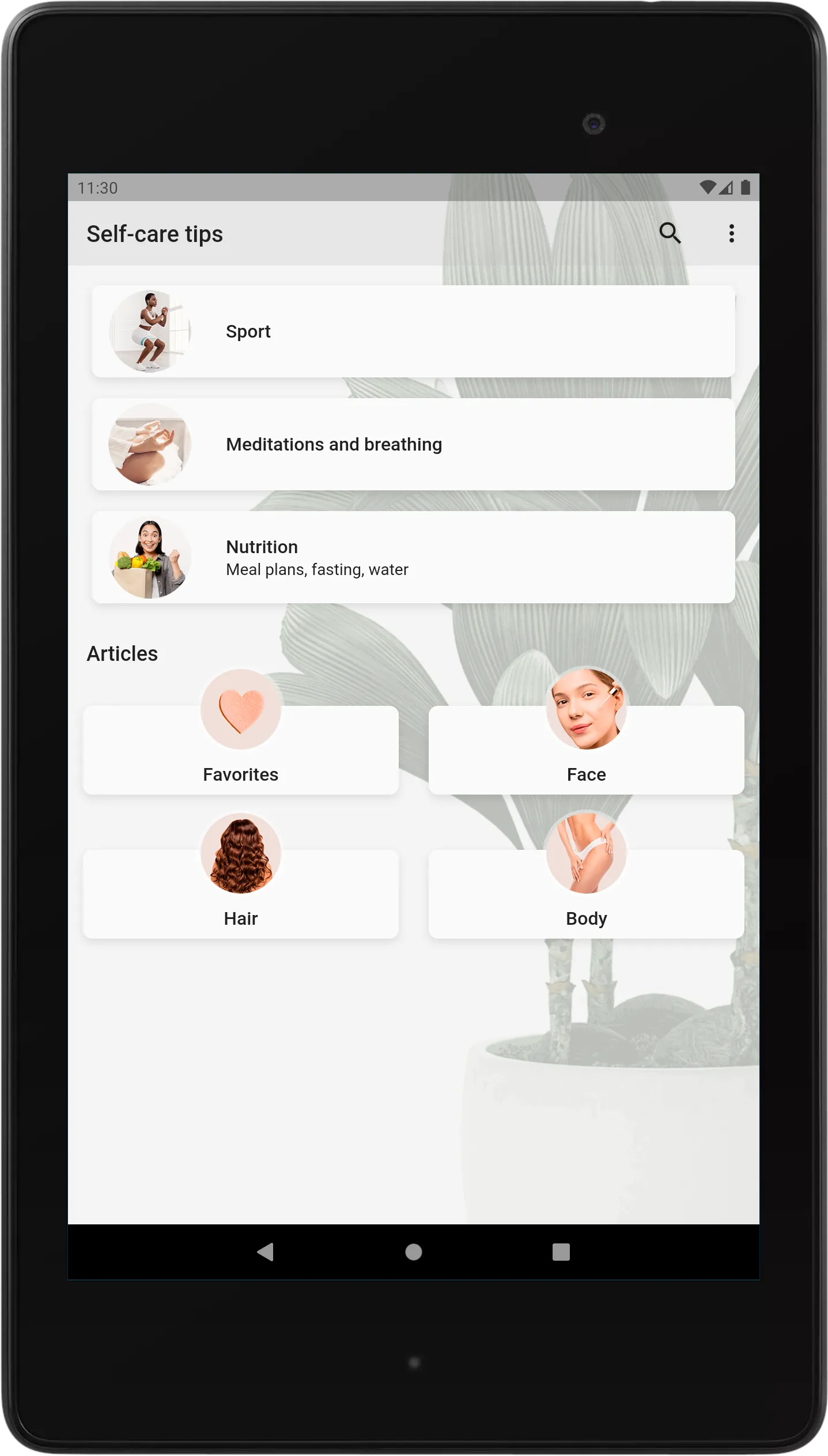 SelfCre8: Self care tips | Indus Appstore | Screenshot