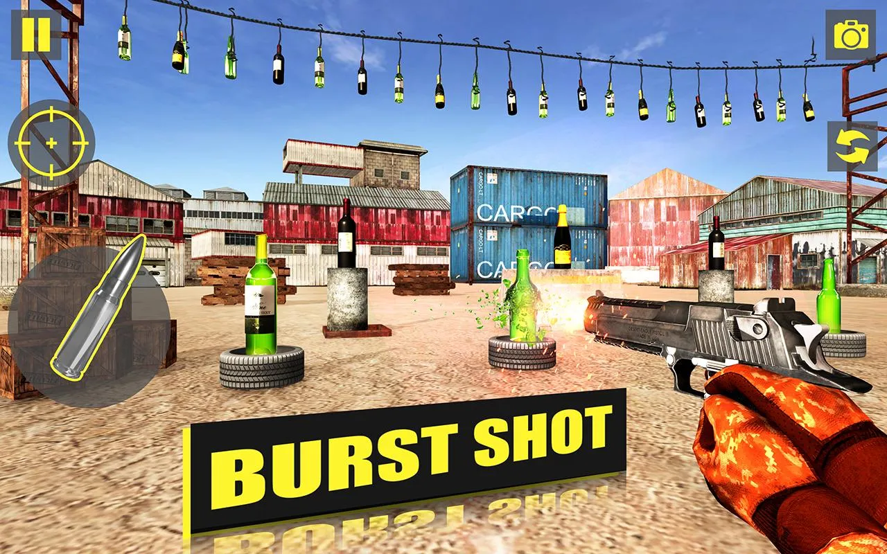 Sniper Gun Bottle Shooter 2023 | Indus Appstore | Screenshot