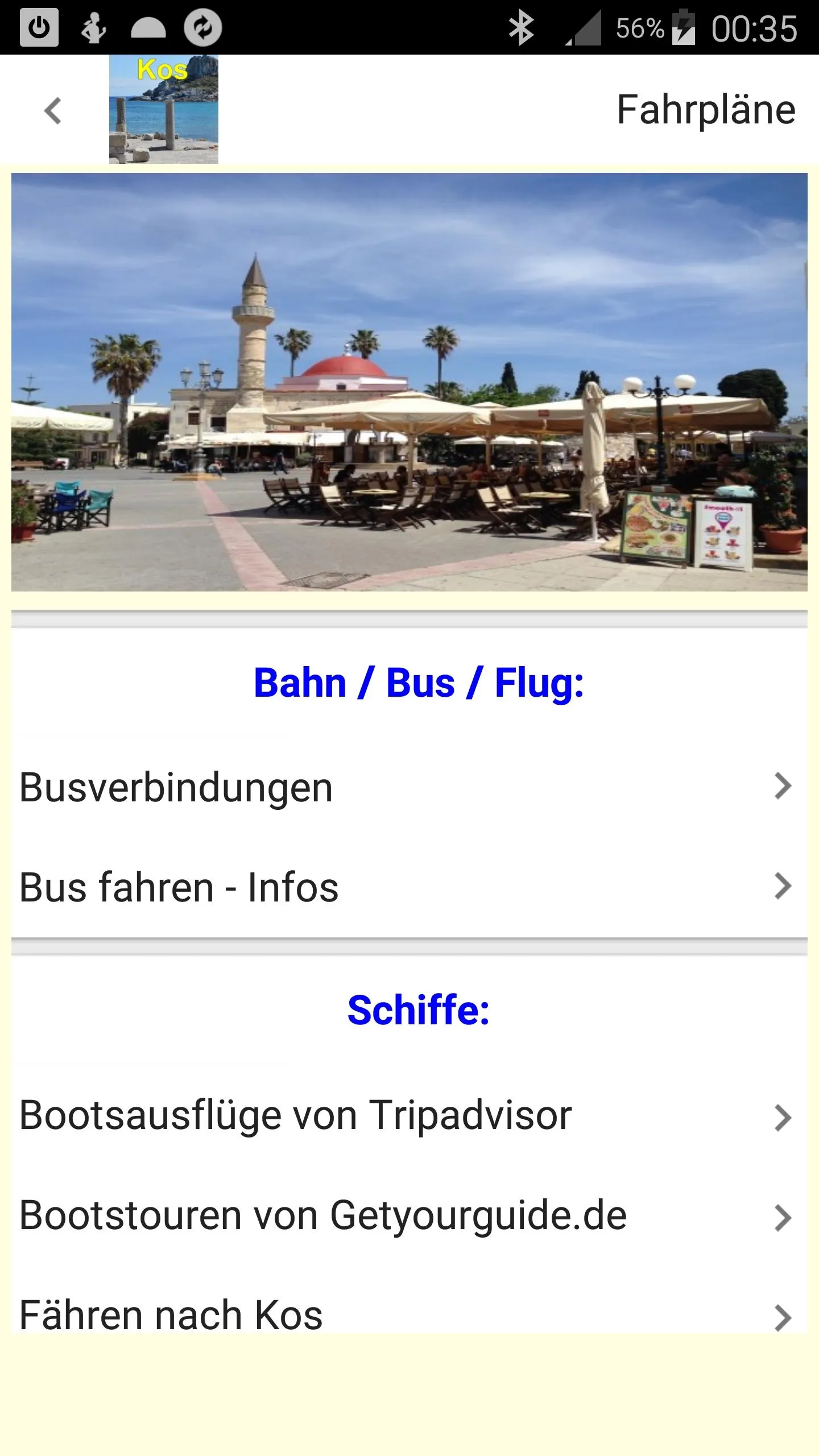 Kos App für den Urlaub | Indus Appstore | Screenshot