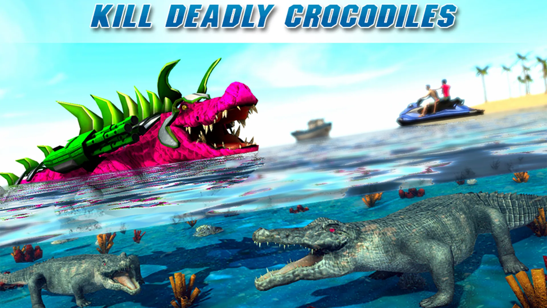 Crocodile Robot Car Game 3d | Indus Appstore | Screenshot