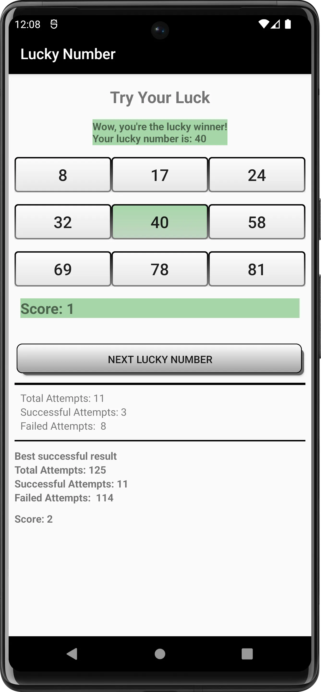 Lucky Number | Indus Appstore | Screenshot